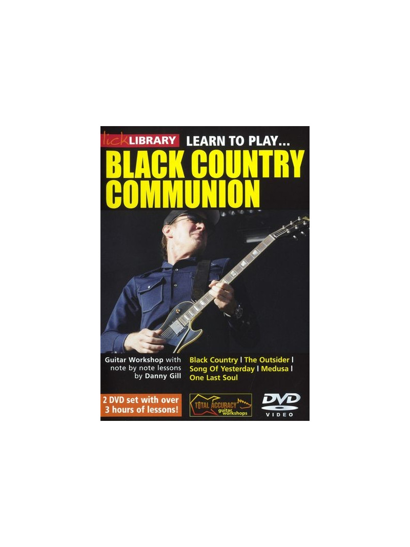 Lick Library: Learn To Play Black Country Communion (2 DVD)