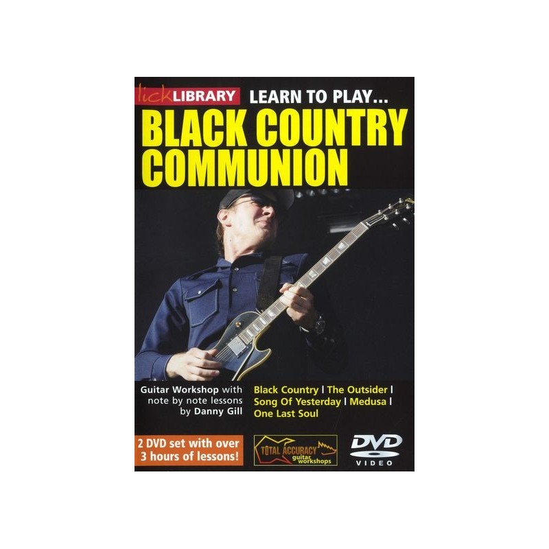 Lick Library: Learn To Play Black Country Communion (2 DVD)