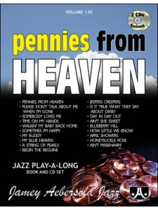 Aebersold 130: Pennies From Heaven (book/2 CD play-along)