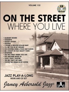 Aebersold 132: On The Street Where You Live (book/CD)