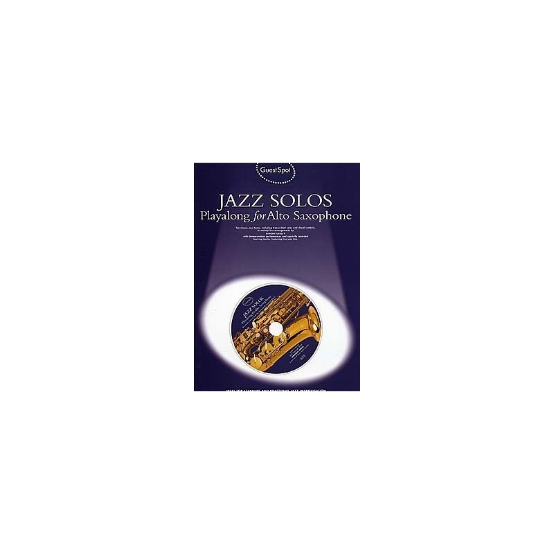 Guest Spot: Jazz Solos Playalong for Saxophone (book/CD)