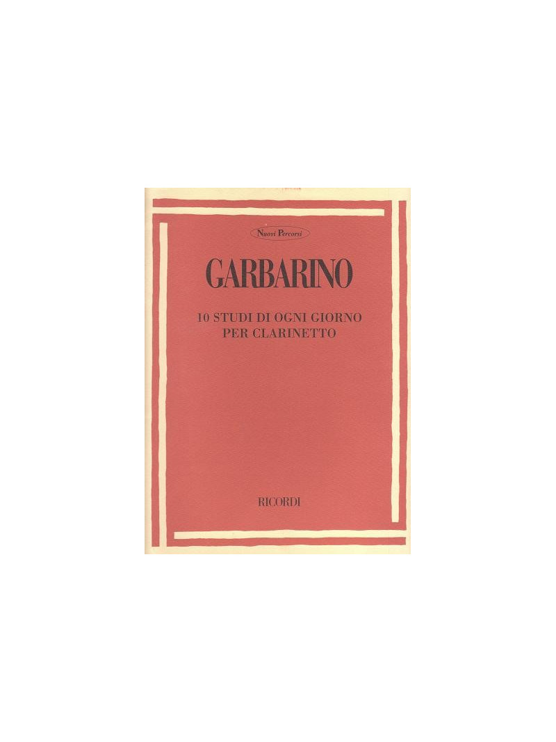 10 studi di ogni giorno per clarinetto