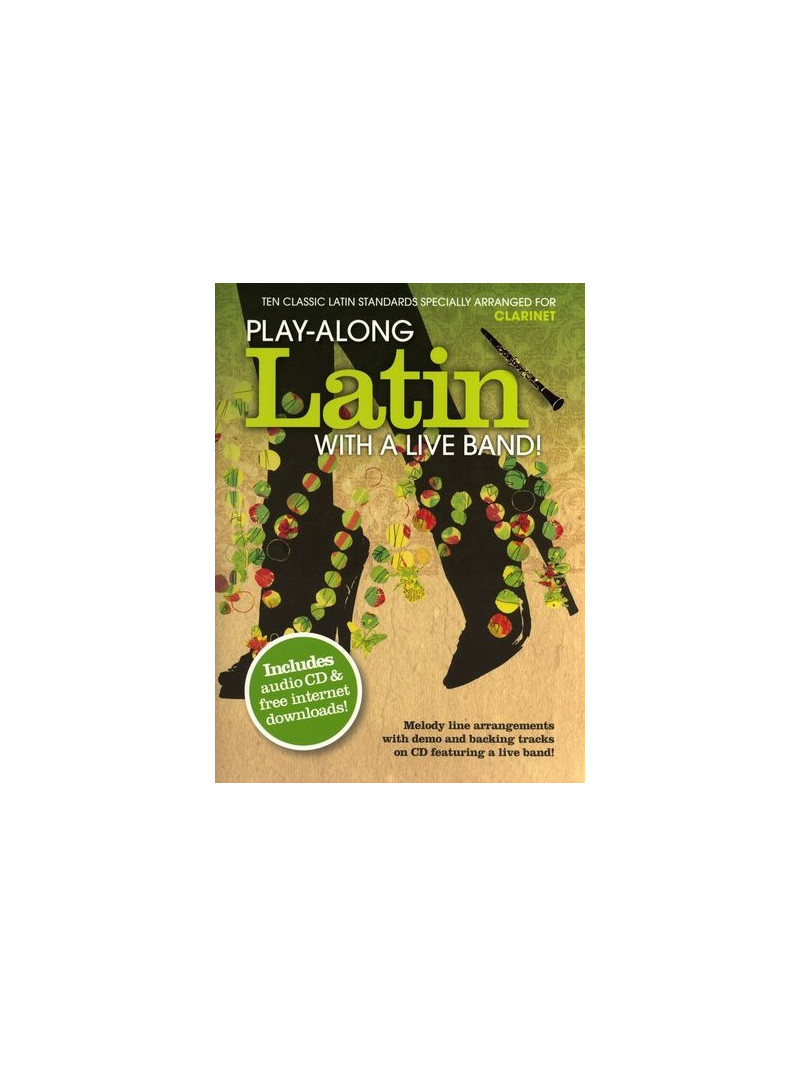 Play-Along Latin With A Live Band for Clarinet (book/CD)