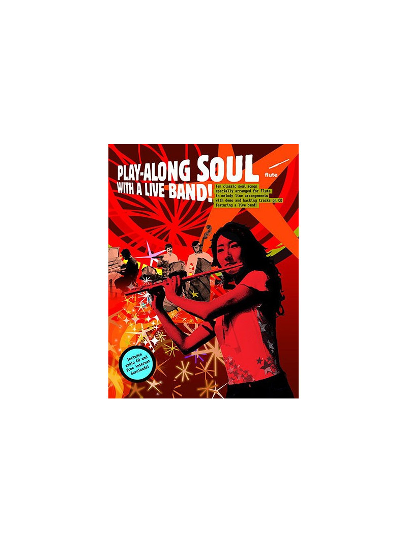 Play-along Soul with a Live Band Flute (book/CD)