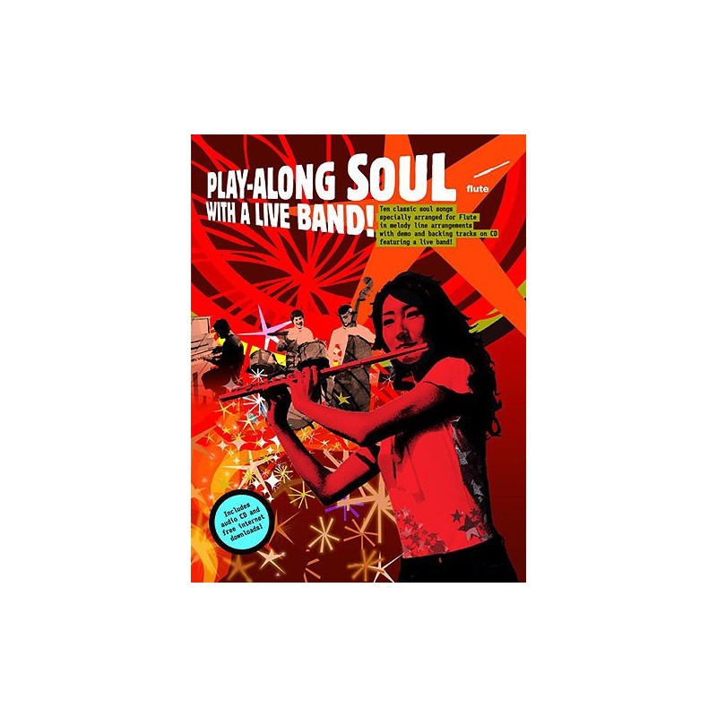 Play-along Soul with a Live Band Flute (book/CD)