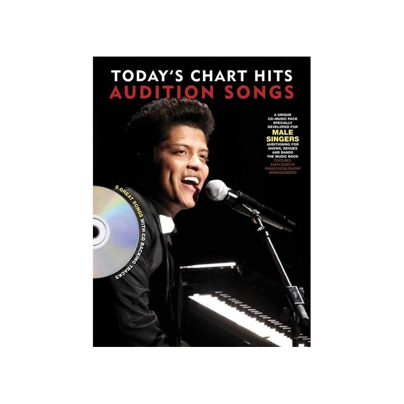 Audition Songs For Male Singers: Today's Chart Hits (book/CD)