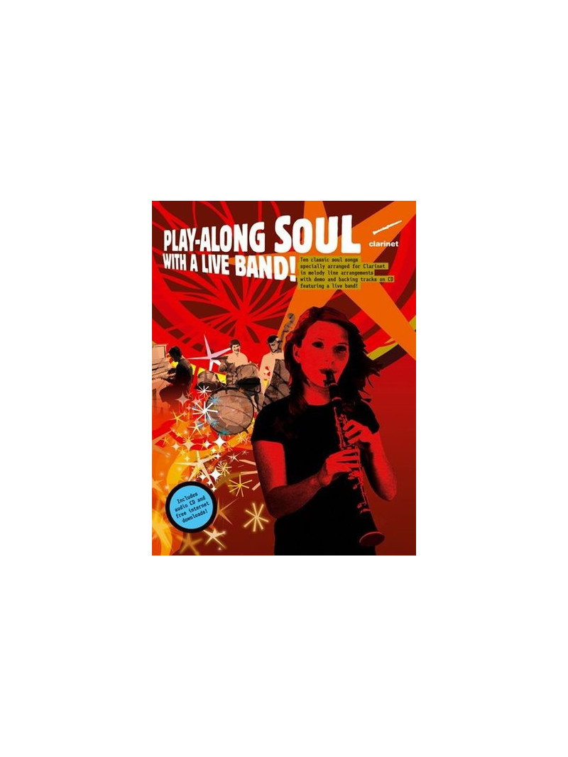 Play-along Soul with a Live Band Clarinet (book/CD)