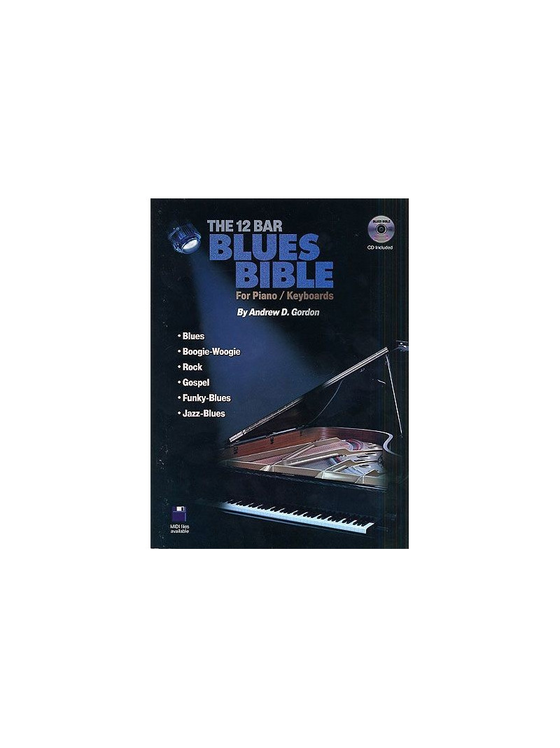 The 12 Bar Blues Bible For Piano/Keyboards (book/CD)