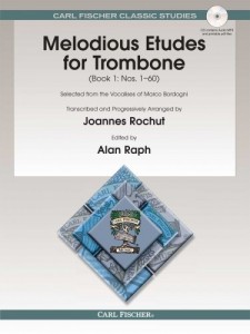 Melodious Etudes for Trombone Book 1 (book/CD)