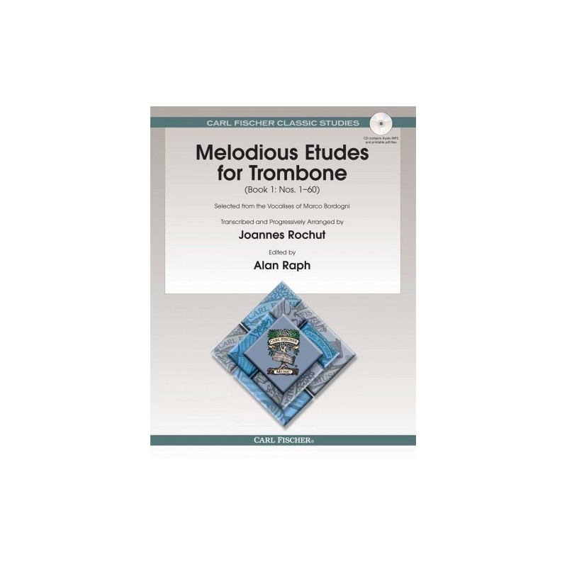Melodious Etudes for Trombone Book 1 (book/CD)