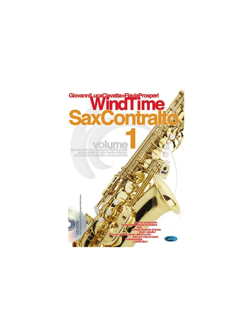 Windtime - Sax Contralto volume 1 (book/CD-Rom)