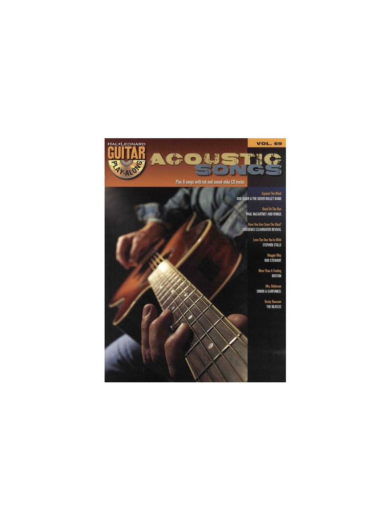 Hal Leonard Guitar Play-Along Vol. 69: Acoustic Songs (book/CD)