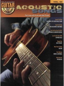 Acoustic Songs: Guitar Play-Along Volume 69 (libro/CD)