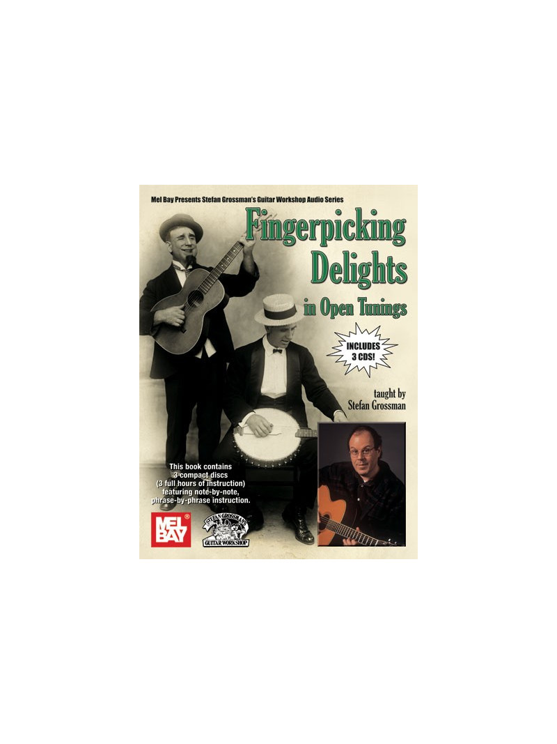 Fingerpicking Delights in Open Tunings (book/3 CD)