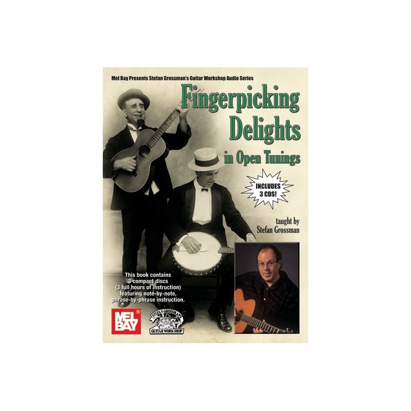 Fingerpicking Delights in Open Tunings (book/3 CD)