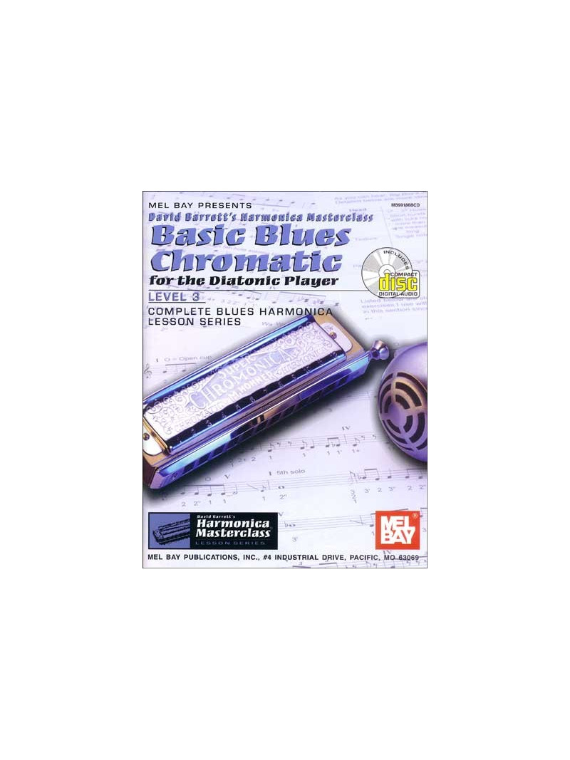 Basic Blues Chromatic for the Diatonic Player, Level 3 (book/CD)