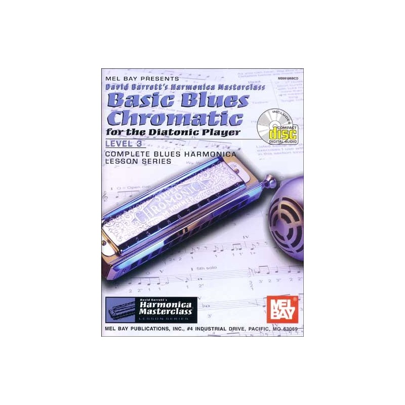 Basic Blues Chromatic for the Diatonic Player, Level 3 (book/CD)