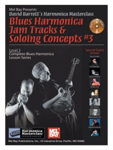 Blues Harmonica Jam Tracks & Soloing Concepts 3 (book/CD)