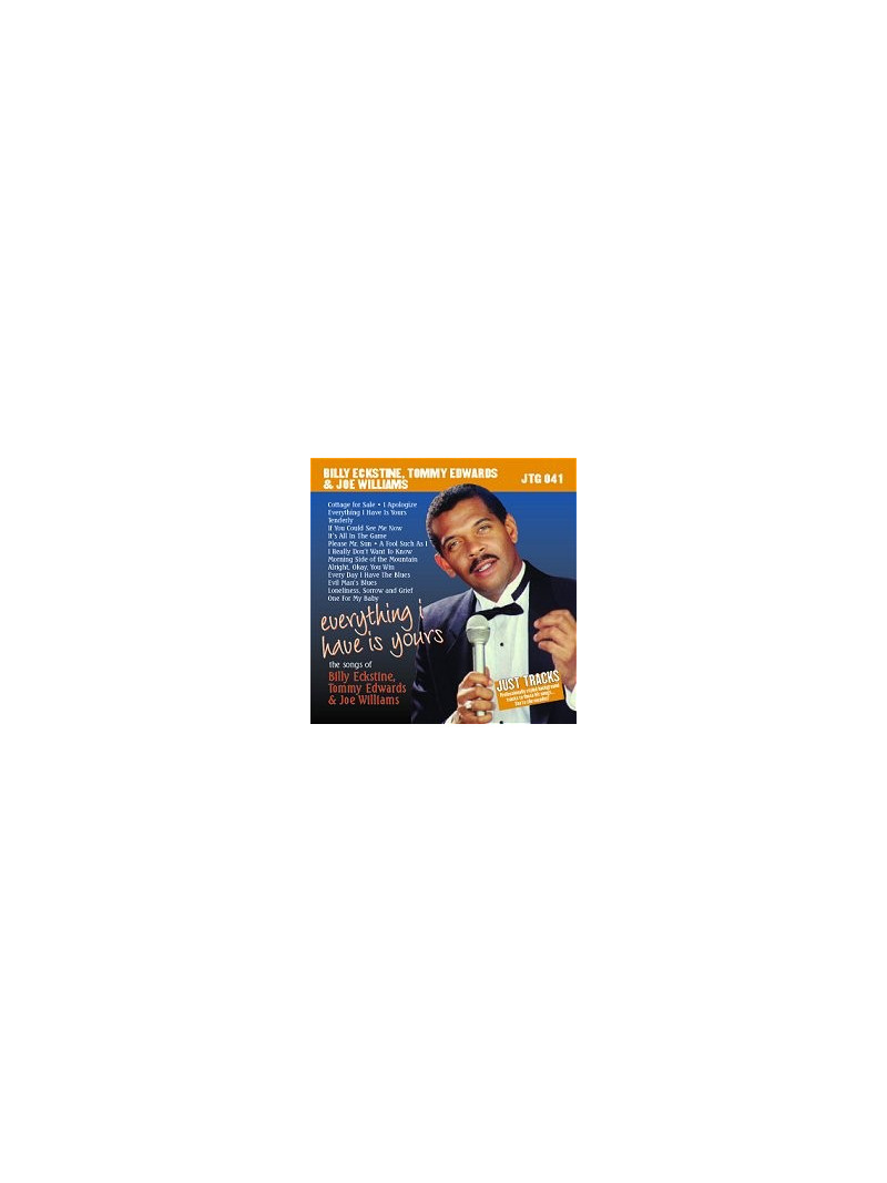The Songs of Billy Eckstine, & Tommy Edwards (CD sing-along)