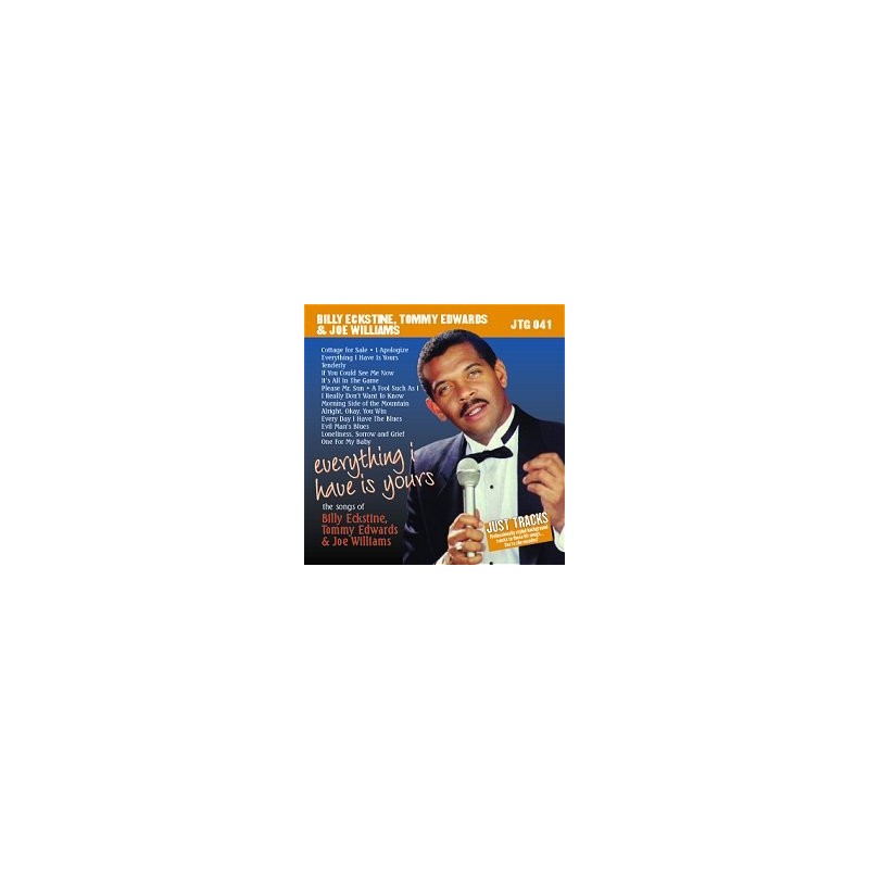 The Songs of Billy Eckstine, & Tommy Edwards (CD sing-along)
