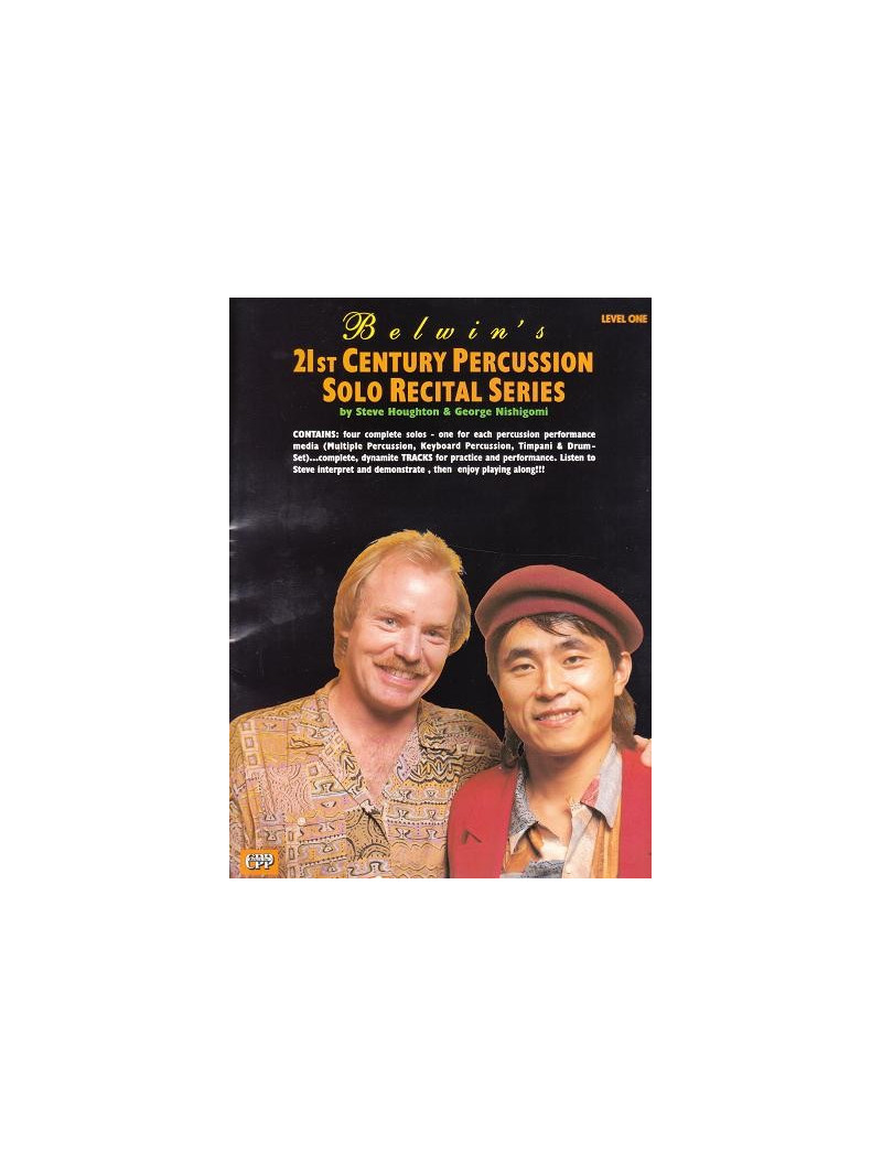 21st Century Percussion Solo Recital Level One (book/cassette)