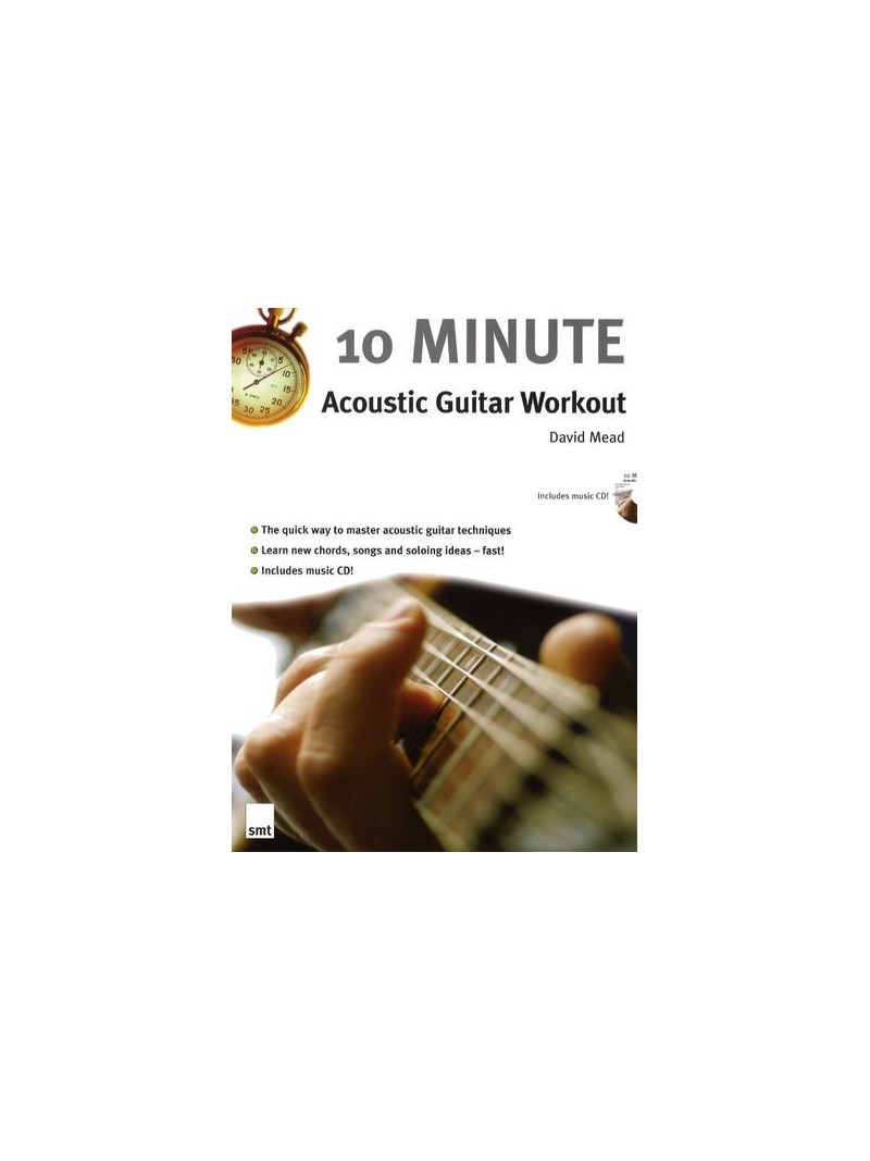 10 Minute Acoustic Guitar Workout (book/CD) 