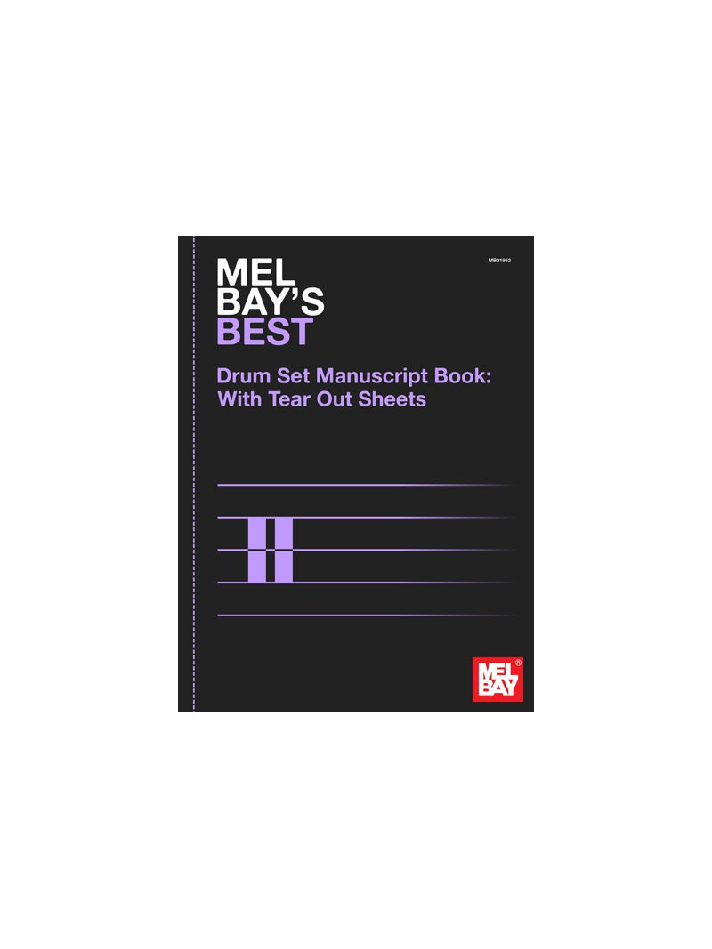 Mel Bay's Best Drumset Manuscript Book