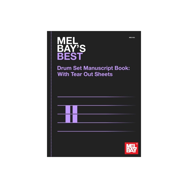 Mel Bay's Best Drumset Manuscript Book