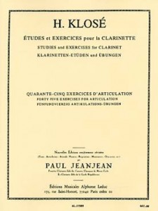 Etudes et Exercises pour Clarinet: 45 exercises