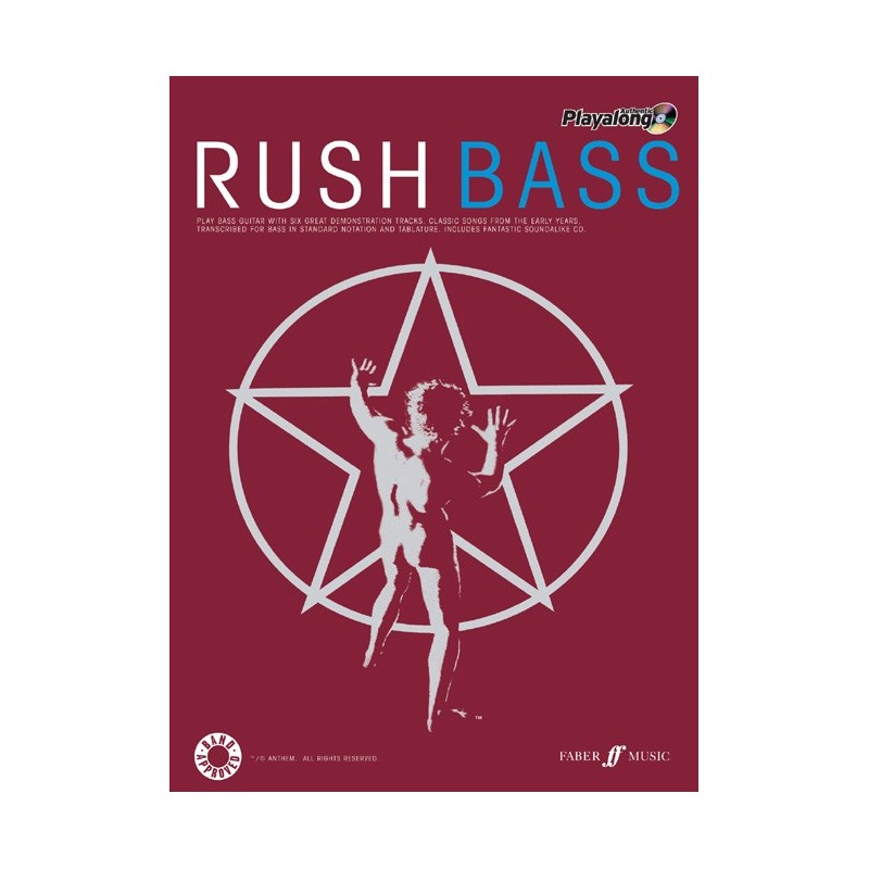 Authentic Playalong Bass: Rush (book/CD)