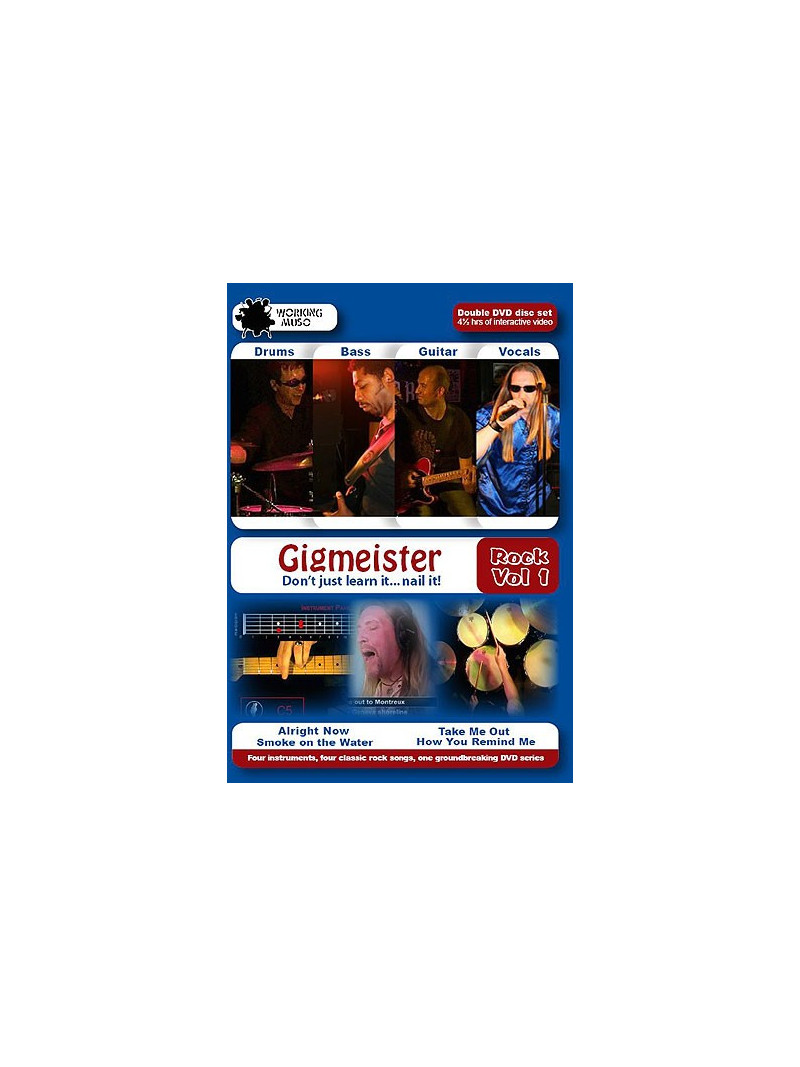 Gigmeister - Rock Vol. 1 (DVD play-along)