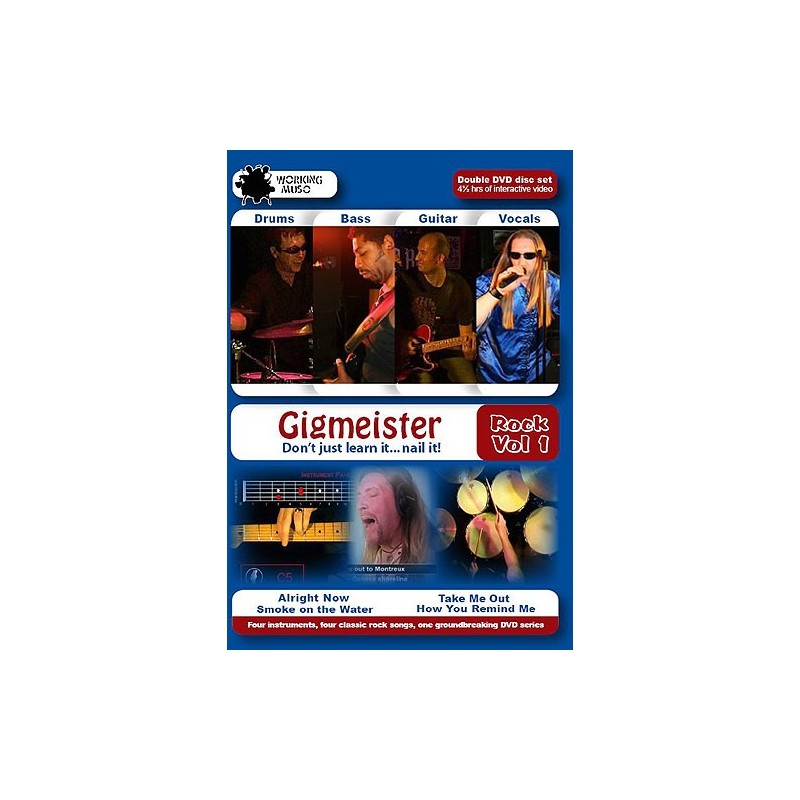 Gigmeister - Rock Vol. 1 (DVD play-along)