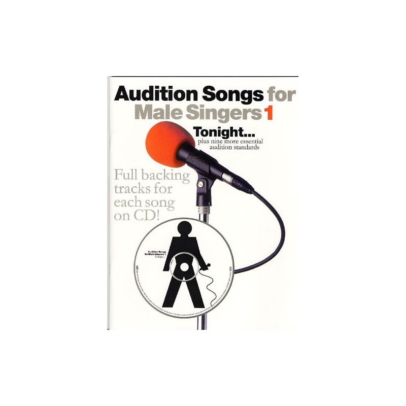 Audition Songs For Male Singers - Tonight (book/CD sing-along)