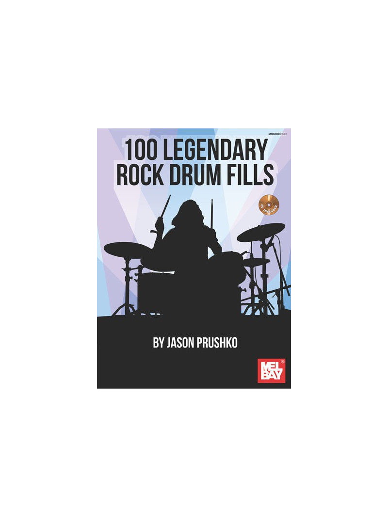 100 Legendary Rock Drum Fills (book/CD)