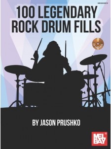 100 Legendary Rock Drum Fills (book/CD)