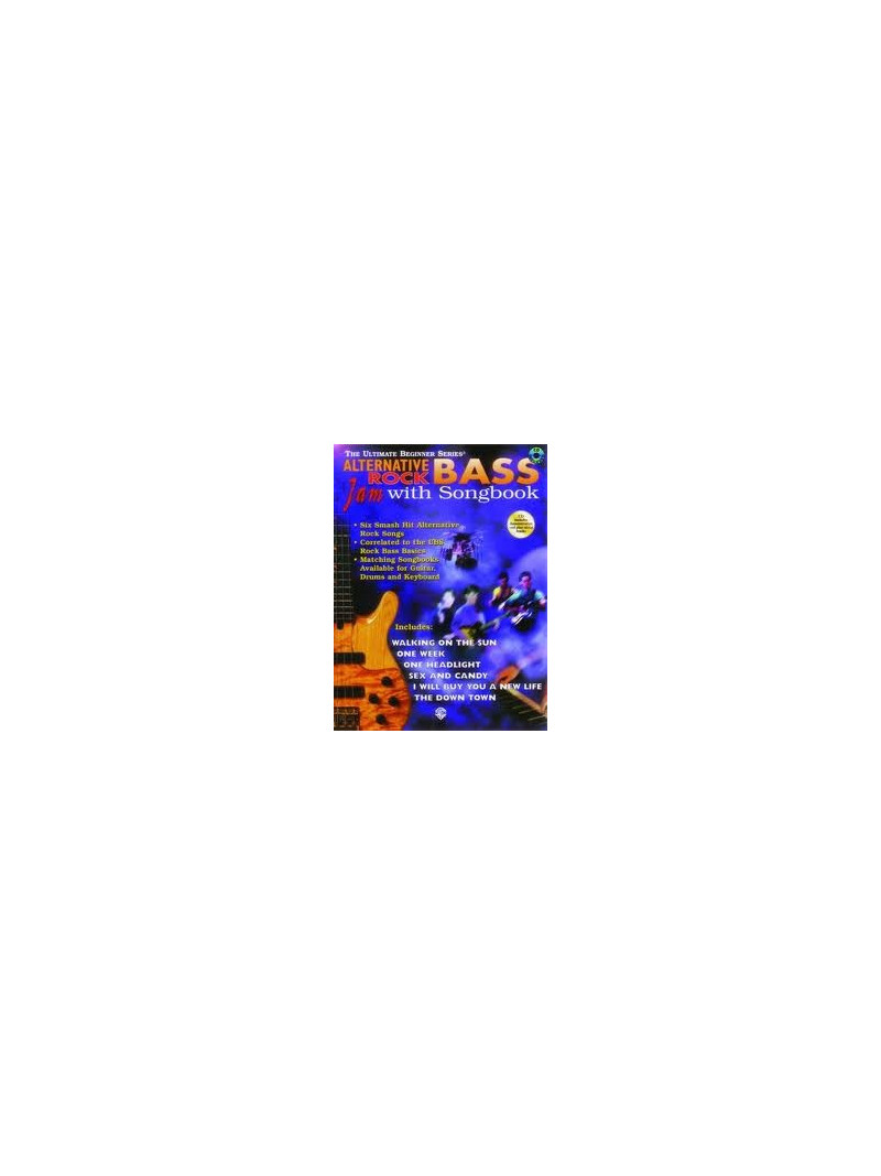 Alternative Rock Bass Jam with Songbook (book/CD)