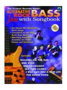 Alternative Rock Bass Jam with Songbook (book/CD)