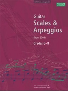 ABRSM: Guitar Scales & Arpeggios 2009 Grades 6-8