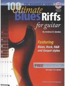 100 Ultimate Blues Riffs for Guitar - Beginner Series (book/CD)