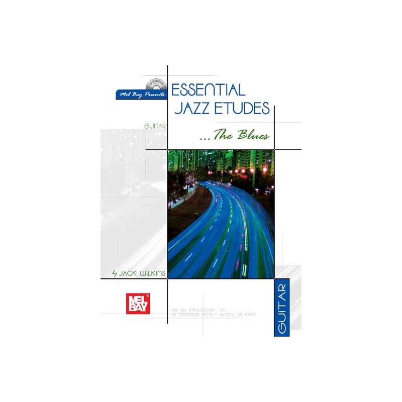 Essential Jazz Etudes... The Blues Guitar (book/CD play-along)