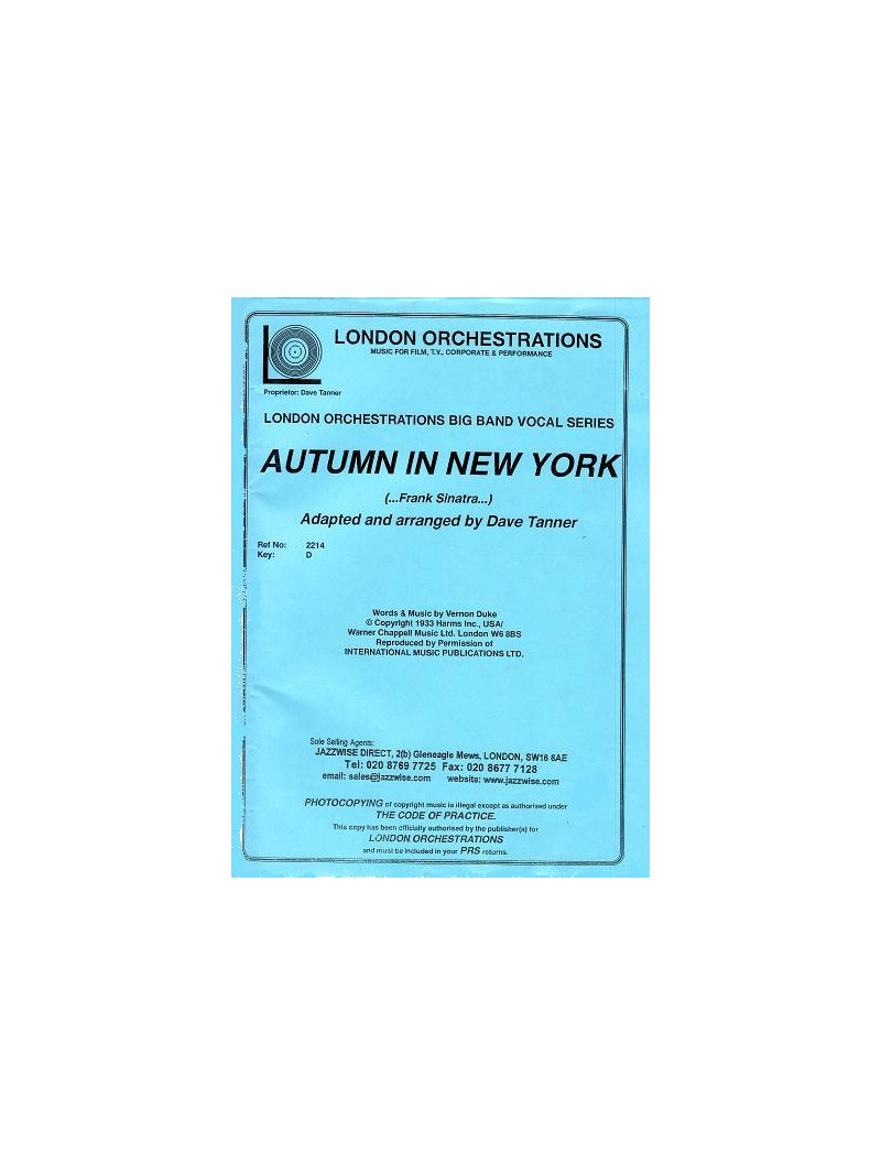 Autumn in New York