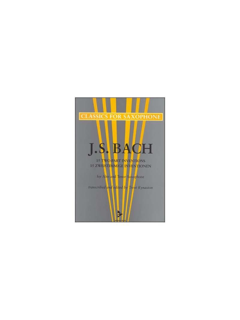 J.S. Bach - 15 2-Part Inventions for Alto & Tenor Sax