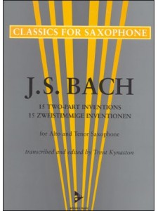 J.S. Bach - 15 2-Part Inventions for Alto & Tenor Sax