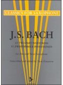 J.S. Bach: 15 Two-Part Inventions (Alto & Tenor Sax)