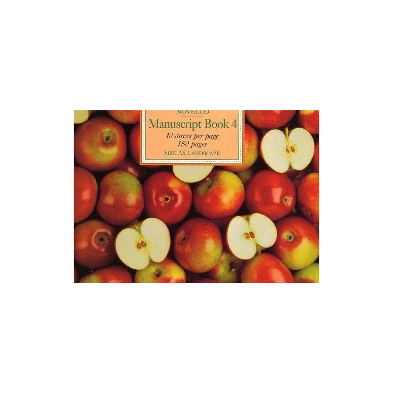 Novello Manuscript Book 4: A5 Landscape - Spiral Bound