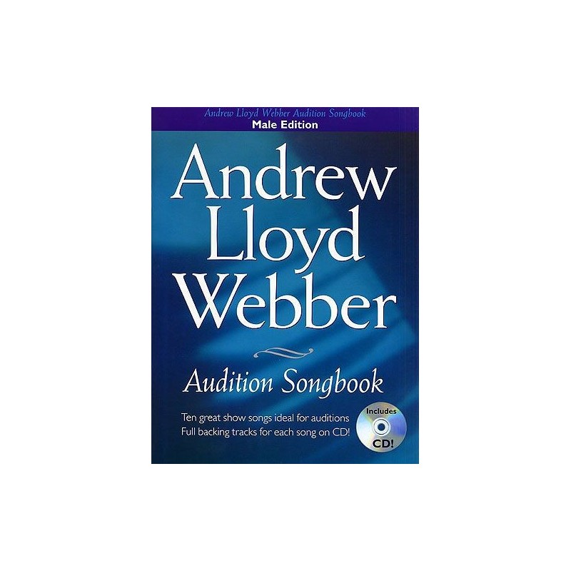 Andrew Lloyd Webber Audition Songbook (Male Edition) (BOOK/cd)