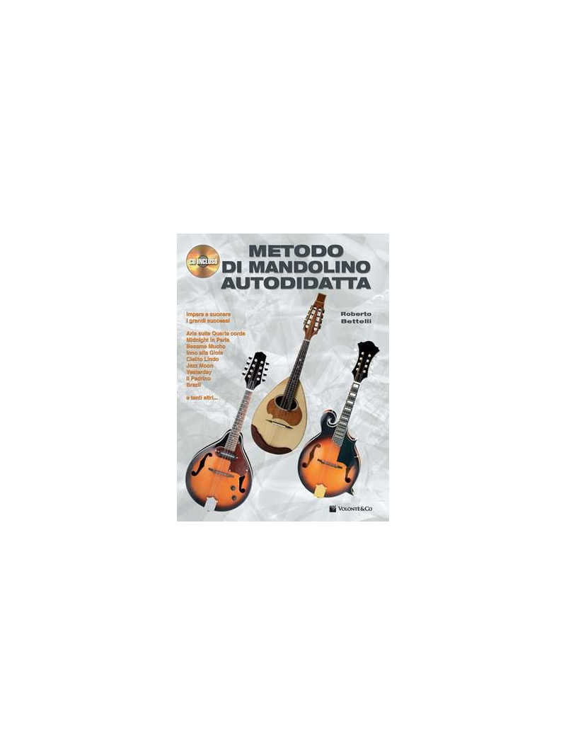 Metodo di Mandolino Autodidatta (libro/CD)