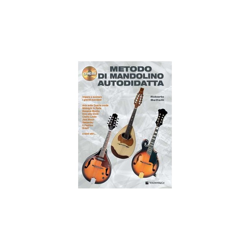 Metodo di Mandolino Autodidatta (libro/CD)