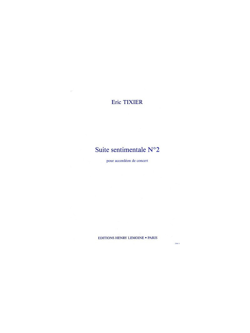 Suite Sentimental No.2