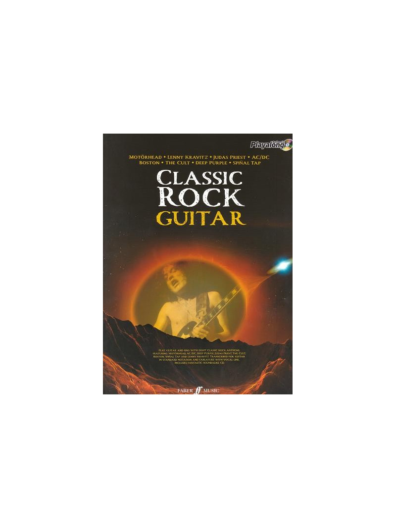 Classic Rock Guitar Playalong (book/CD)